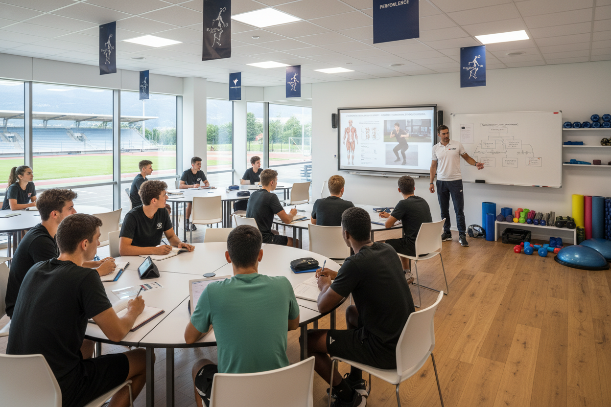 Fais une image d’école pour coach sportif 